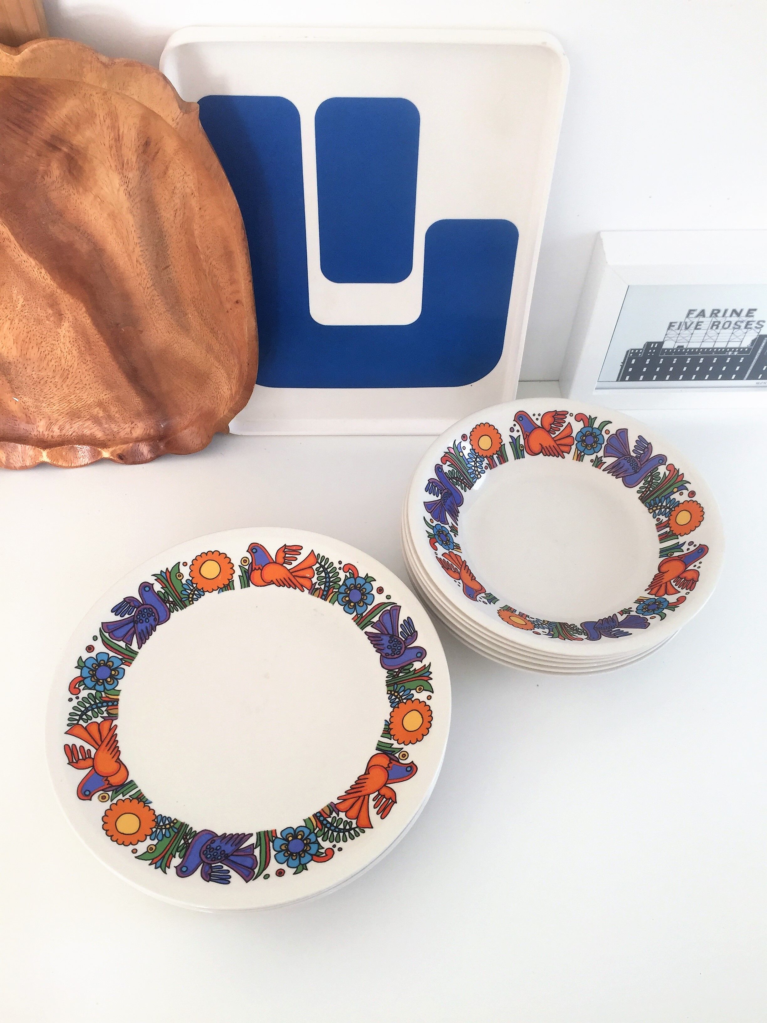Villeroy & Boch Acapulco vintage plates