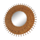 LVintage rattan mirror, 1960