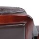 Paire de fauteuils visiteurs en cuir par Eugen Schmidt
