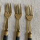 Brass cake cutlery and Bakelite