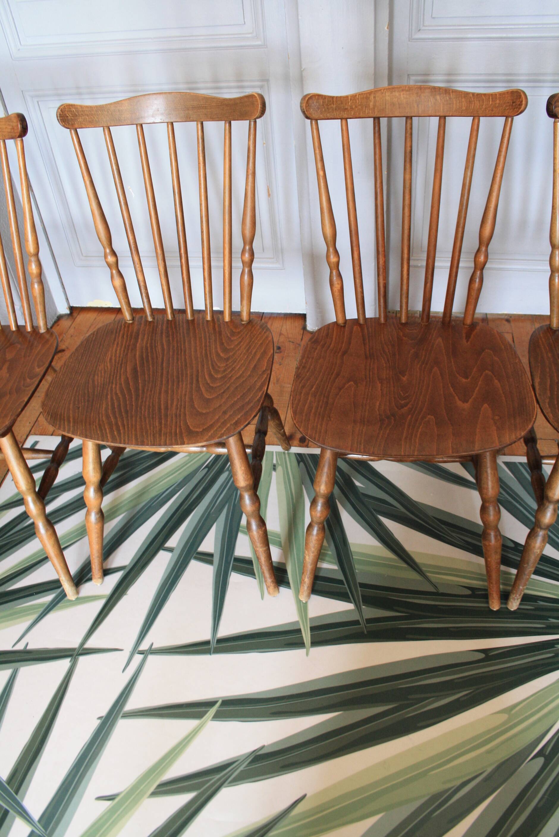 Set of 4 Tacoma Baumann bistro chairs