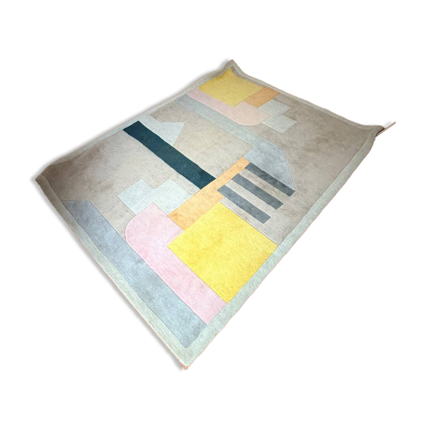 Contemporary wool rug Made.com