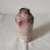 White ceramic vase with brown speckles