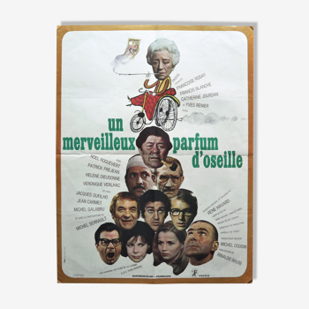 Affiche cinéma originale "Un merveilleux parfum d'oseille" Serrault, Carmet, Galabru