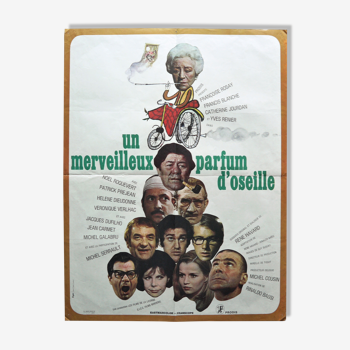 Original movie poster "A wonderful scent of sorrel" Serrault, Carmet, Galabru