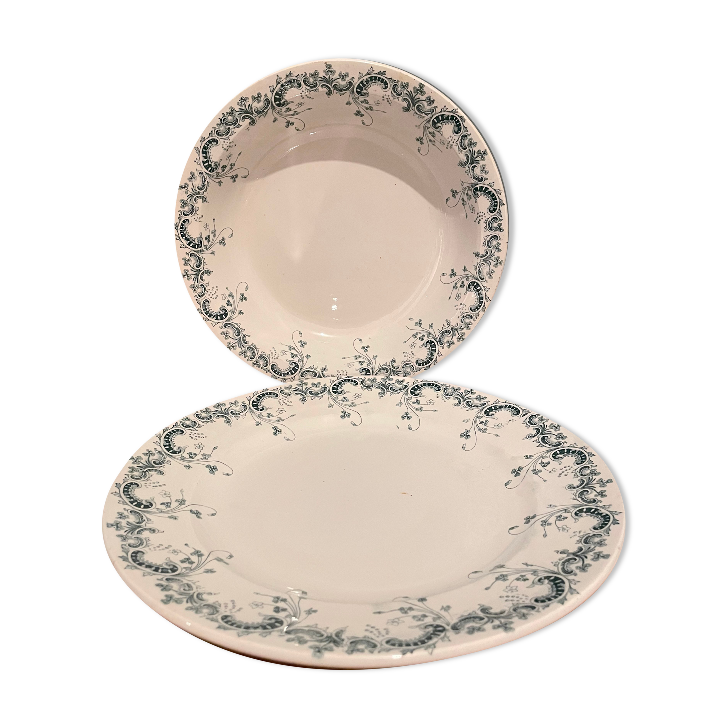 Set of two round dishes Iron Earth, Byzantine model