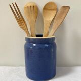 Blue pot in glazed stoneware - Bourdon Frères Paris