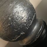 Black ceramic pitcher by Jean Marais