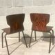 Lot de 2 chaises Eromes 60s