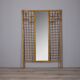 Vintage 1960s bamboo wall coat rack, Italian design