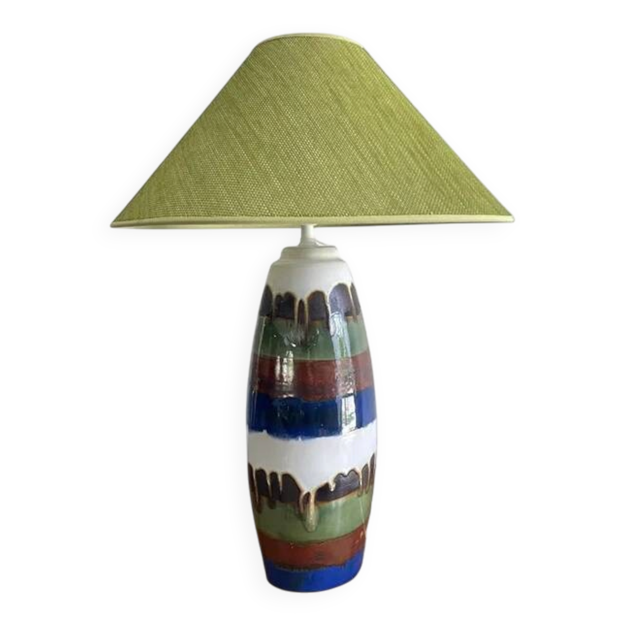 Vincent Cadeaux S.A. ceramic table lamp, France, 1990s