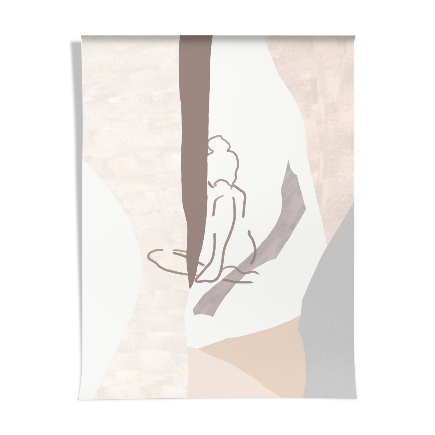 Illustration Brown girl