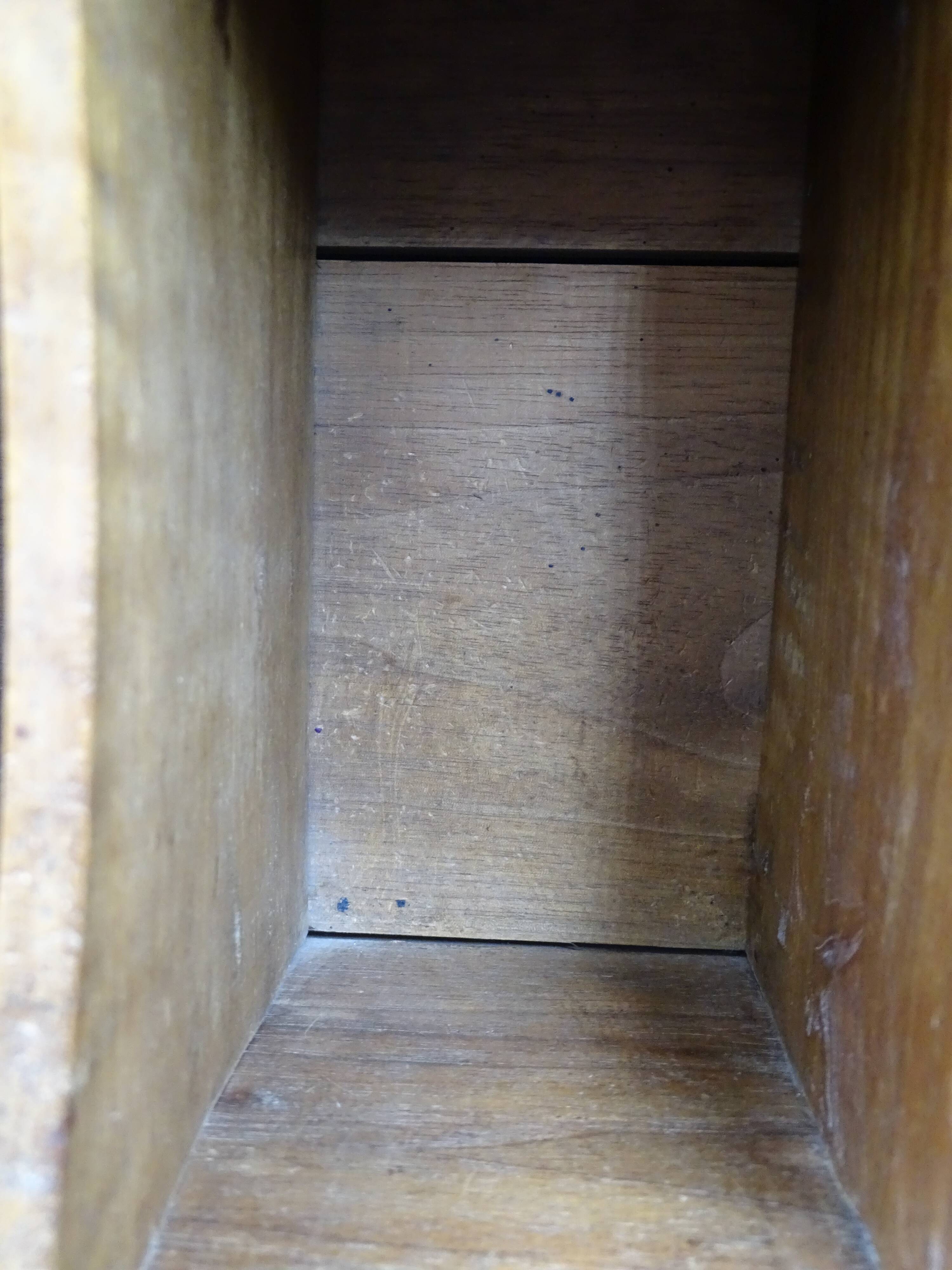 Walnut wall shelf, circa 1920/1930