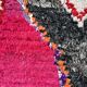 Tapis Rose Boucherouite - 109 x 170 cm