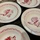 Set of 3 plates Digoin Sarreguemines