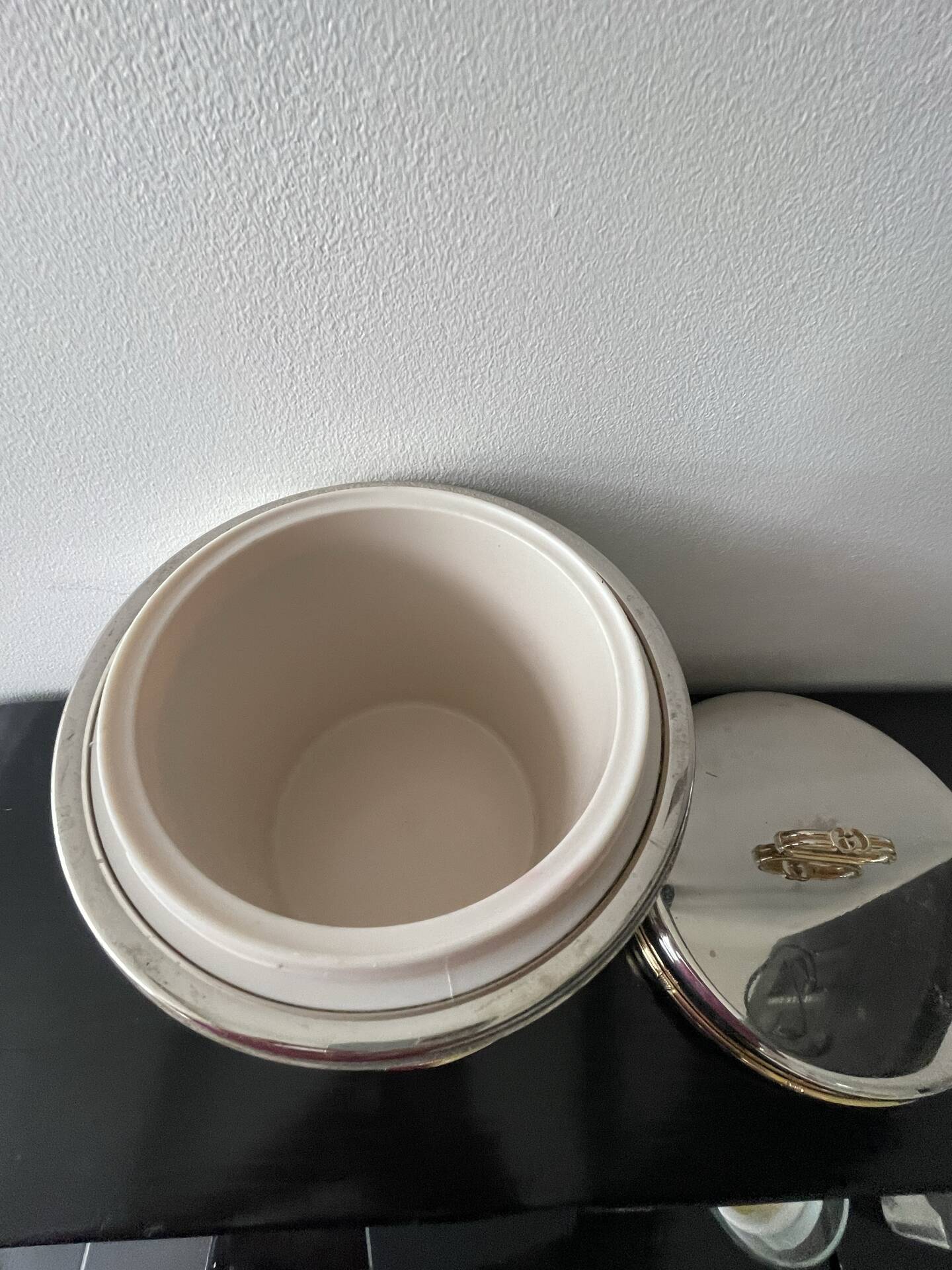 Gucci vintage champagne bucket silver-plated Hollywood Regency