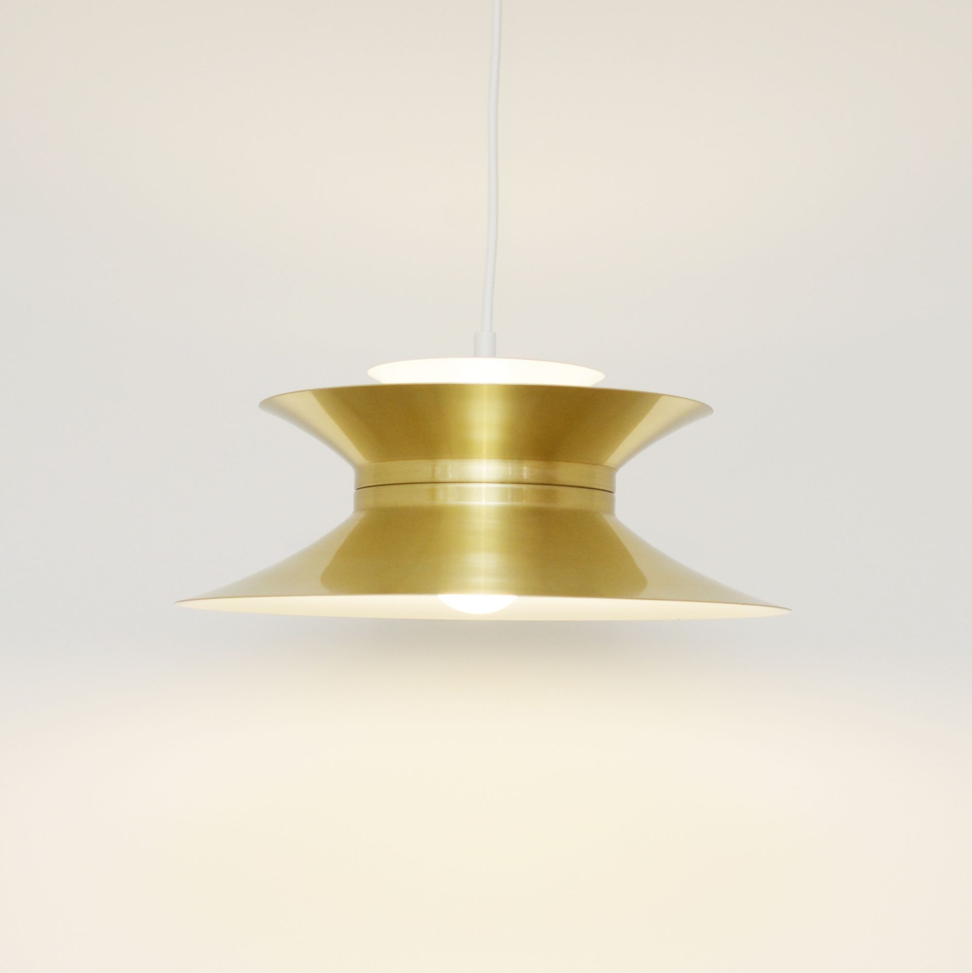 Golden Vitrika lamp, Denmark, 1970s