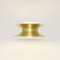 Golden Vitrika lamp, Denmark, 1970s