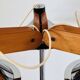 Three-light floor lamp in wood and chrome metal, Spain 1970s.