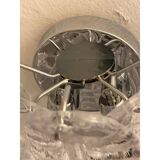 Set of Two Contemporary Italian Transparent “Felci” Murano Glass Wall Sconce