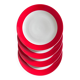 Uno Habitat 4-piece plate set