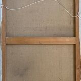 Painting "The worker" by Gilbert LISKENNE (1929-2005)