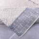 4x7 Blue & White Handmade Wool Turkish Rug, 135x213Cm