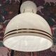 LARGE GLASS AND METAL WALL LIGHT SCANDINAVIAN DESIGN 1950.