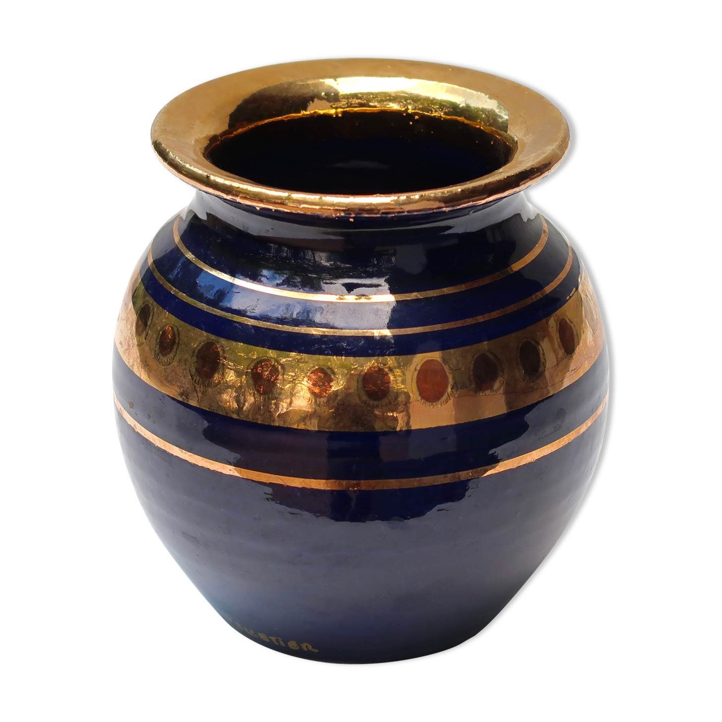 Ceramic vase by Georges Pelletier, 70s