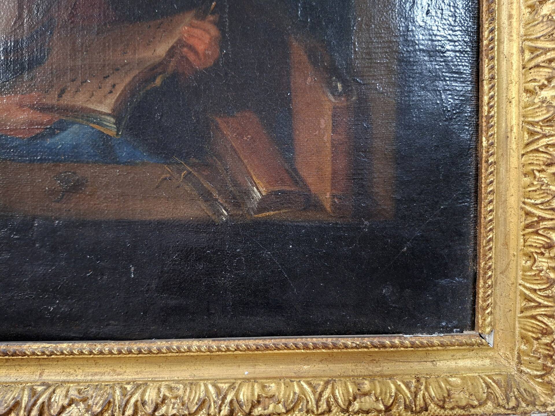 Oil on canvas – Genre scene, 18th century