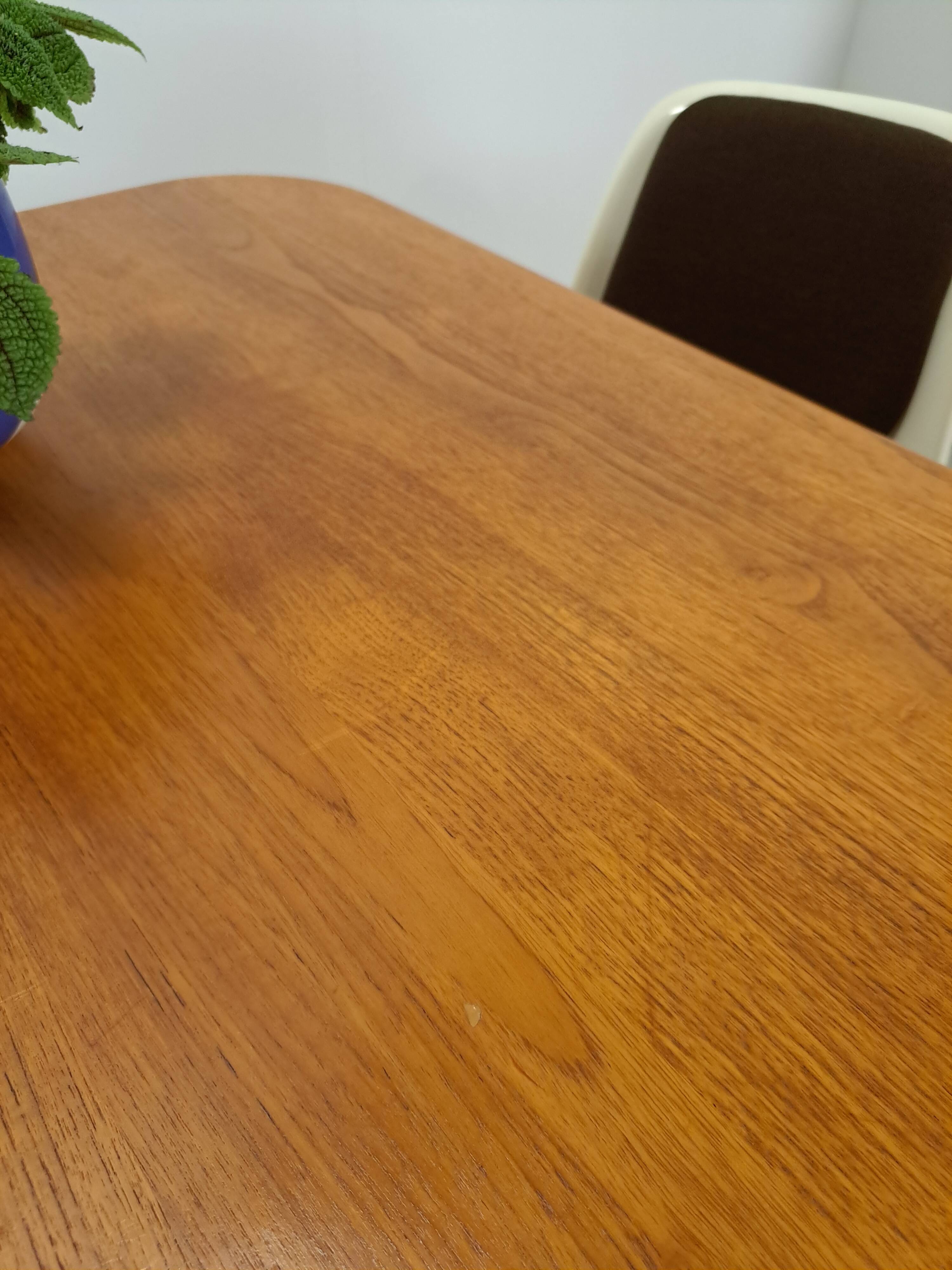 XL Deense uitschuifbare teak eettafel