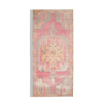 Tapis turc de couleur neutre 4x8, tapis turc fait à la main