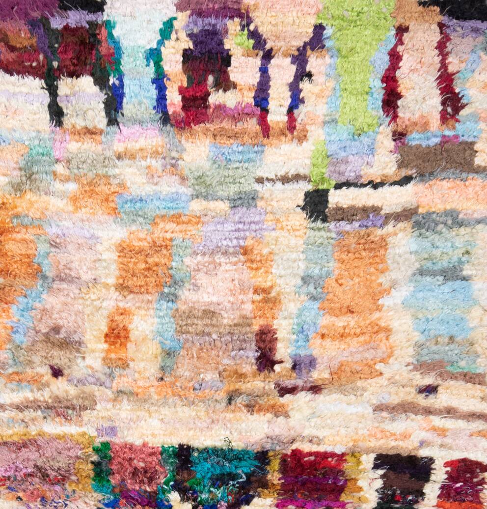 Berber Azilal silk rug 115 x 80 cm