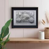 The main cities of the North, vintage engraving, printed in 1883.