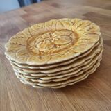 Barbotine dessert plates