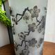 Cylindrical glass paste vase “cherry blossom”