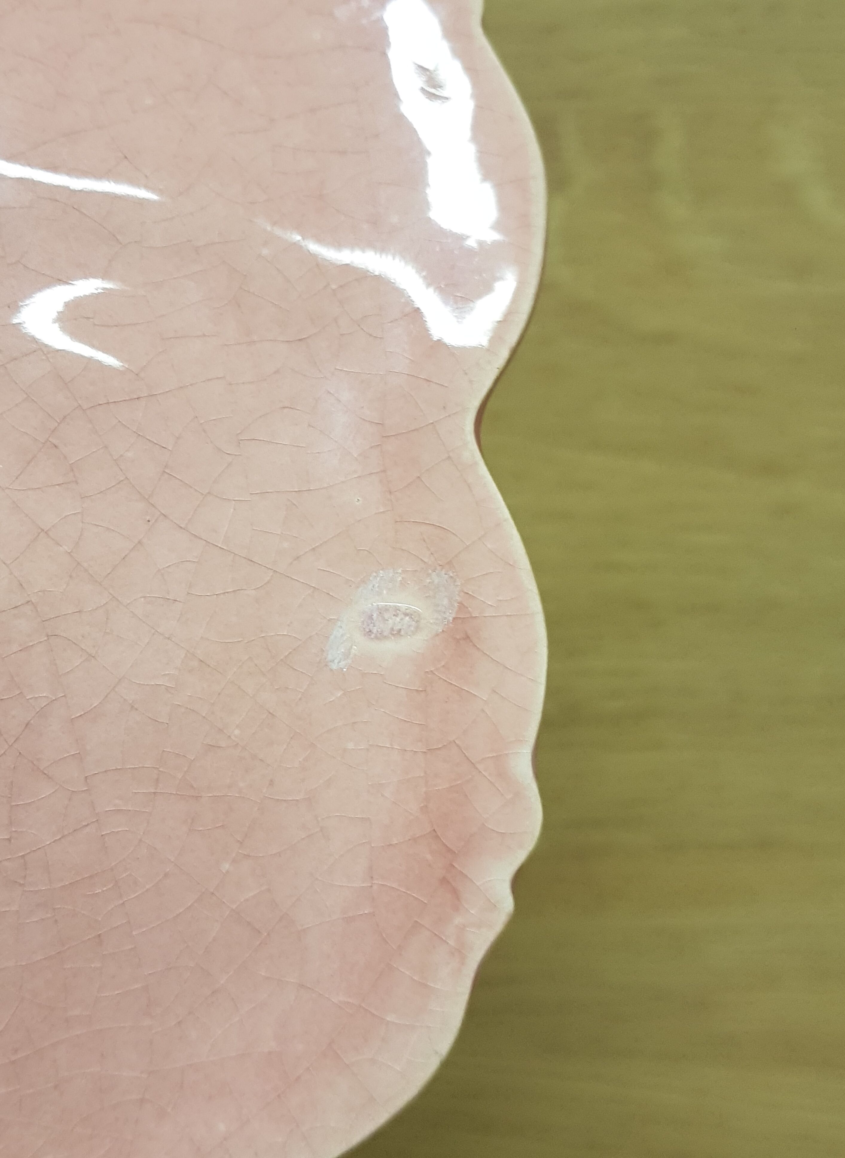 3 piece flower Charolles dessert set