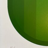 Poster - Photolithography Jim Bird tribute to Vasarely