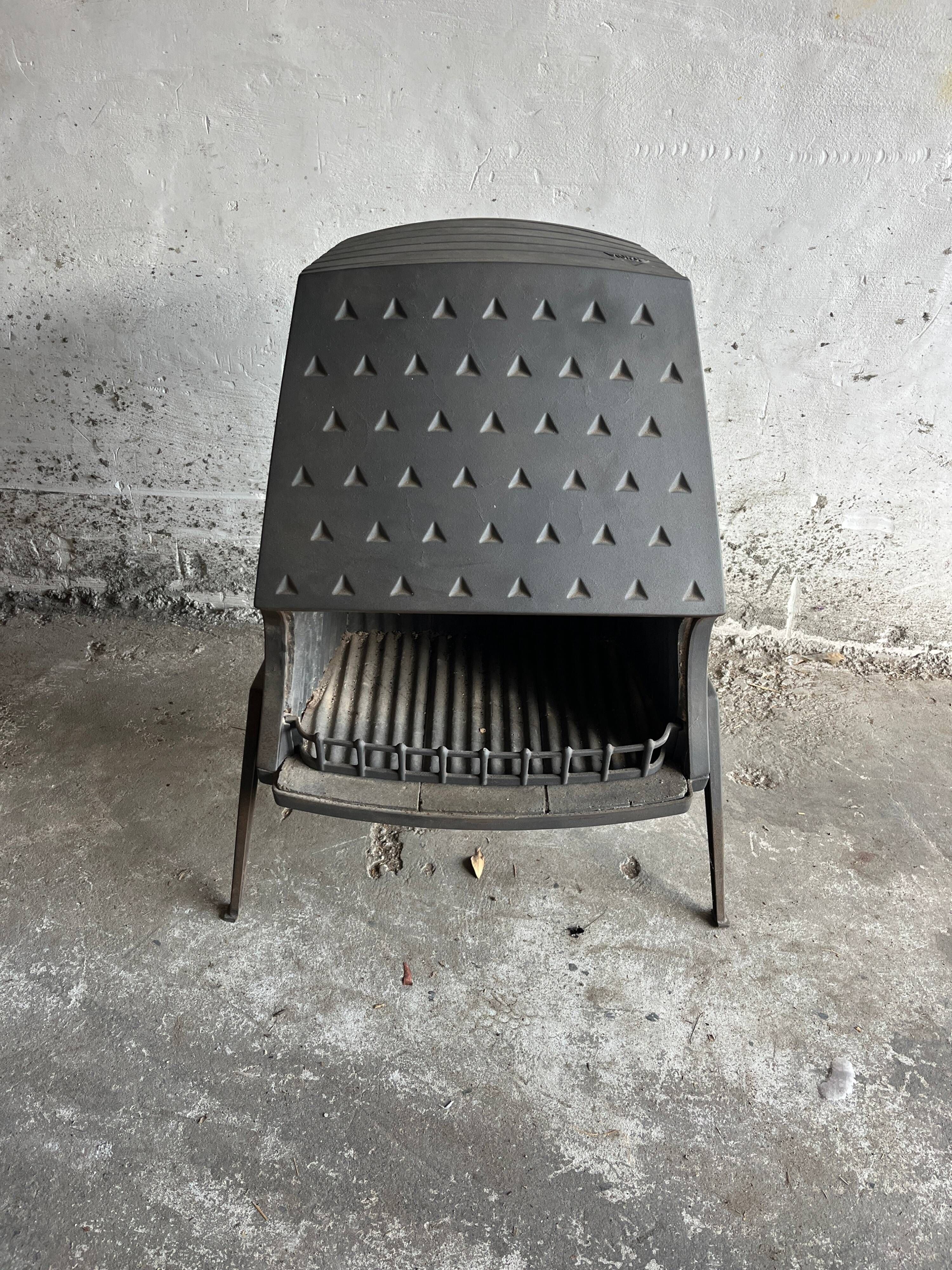Vintage open fireplace stove Morsø