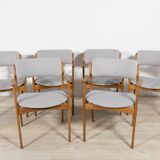 Oak Model 49 Dining Chairs by Erik Buch for Odense Maskinsnedkeri / O.D. Møbler, 1960s, Set of 6