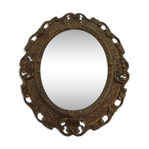 miroir ovale baroque