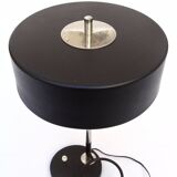 Designer desk lamp 1950, lacquered metal and chrome.