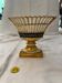 Antique Empire-style porcelain basket