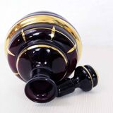 Smoked glass carafe for the 1950s