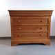 Cherry wood chest of drawers with four drawers