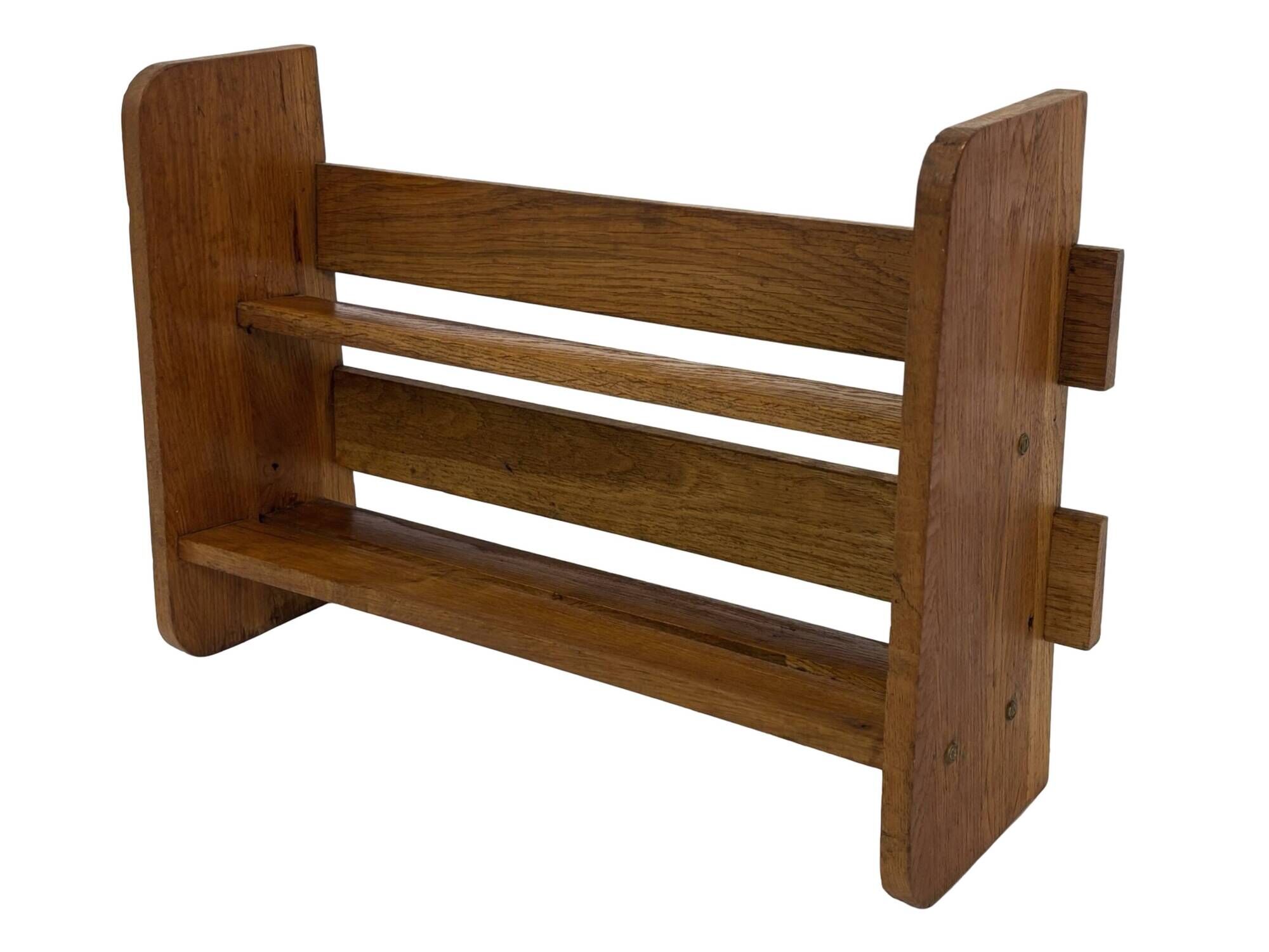 Vintage wooden standing bookcase from the 1950s