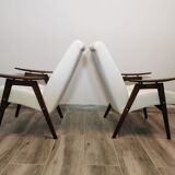 Paire de fauteuils par Jaroslav Smidek restaurés