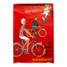 Original poster "Health on 2 wheels" Bike, Bicycle 40x60cm 60's