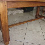 Farmhouse table in solid oak