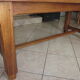 Farmhouse table in solid oak